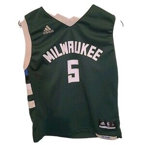 Milwaukee Bucks Green Carter Williams #5 Jersey Size Med